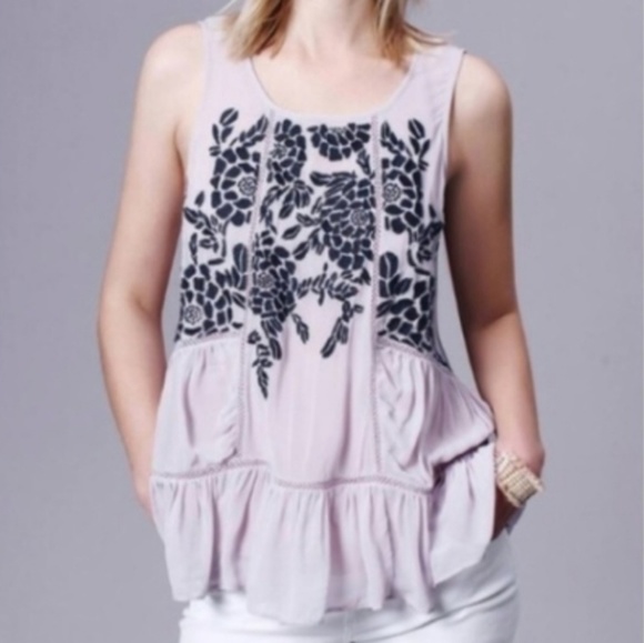 Anthropologie Floreat Roselle Top - Picture 2 of 5